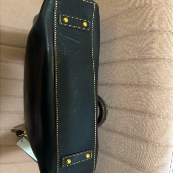 Dooney & Bourke Dark Navy Leather Tote Bag - Picture 4 of 8